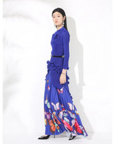 Petite Japanese Pleated Butterfly Skirt Set